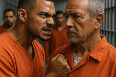 “¡Insólito dentro de los muros! El matón más temido de la prisión pensó que intimidaba a un anciano indefenso… pero lo que descubrió segundos después lo dejó pálido: el pasado oscuro y letal del hombre que nadie se atrevía a tocar”