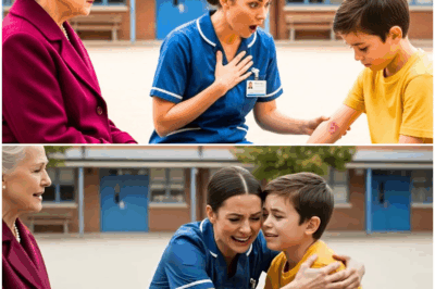 ¡UNA REVELACIÓN INCREÍBLE DURANTE UN ACTO BENÉFICO! Lo que comenzó como una simple donación de un anciano millonario acompañado por su enfermera terminó convirtiéndose en un momento impactante: un encuentro inesperado que destapó secretos ocultos, emociones contenidas y el hallazgo del hijo que llevaba ocho años desaparecido. ¿Qué ocurrió exactamente en aquel lugar y por qué todos quedaron en absoluto silencio?