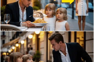 ¡UN ENCUENTRO QUE DEJÓ SIN ALIENTO A TODO EL RESTAURANTE! UN DIRECTOR EJECUTIVO SOLITARIO ESTABA A PUNTO DE IRSE CUANDO DOS NIÑAS GEMELAS SE LE ACERCARON Y LE PIDIERON SUS SOBRAS… PERO AL MIRAR SUS OJOS, DESCUBRIÓ ALGO TAN IMPACTANTE, TAN INESPERADO Y TAN MISTERIOSO QUE CAMBIÓ SU VIDA EN UN INSTANTE