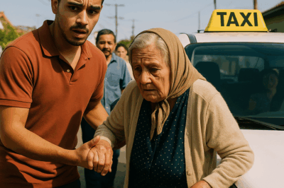 “Un taxista detuvo su auto para ayudar a una anciana que caminaba bajo el sol abrasador. Solo quería darle un aventón, pero diez minutos después, un suceso inexplicable dentro del vehículo lo dejó en shock: lo que descubrió sobre la mujer cambió su vida para siempre y desconcertó a toda la ciudad.”