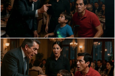 🚨Un cliente adinerado creyó que podía humillar a una mesera exigiendo atención para su hijo en silla de ruedas, burlándose del esfuerzo ajeno… pero lo que ocurrió después dejó a todo el restaurante en absoluto silencio: la reacción inesperada de la joven reveló un secreto tan impactante que transformó la escena y cambió por completo la mirada sobre aquel millonario arrogante.🔥