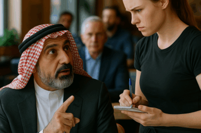 “Un magnate árabe retó a una camarera a resolver un problema matemático ofreciéndole 190 millones de dólares, seguro de que la humillaría frente a todos. Pero cuando la joven escribió la respuesta en una servilleta, el millonario quedó en silencio… y el restaurante entero fue testigo de algo increíble.”