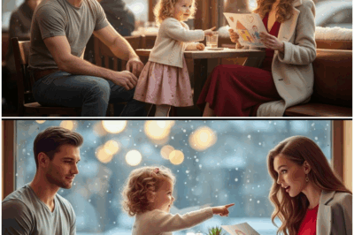 “Ella pensó que la cita a ciegas sería un desastre absoluto y estuvo a punto de marcharse… pero cuando la hija del hombre entró corriendo al restaurante, la miró fijamente y pronunció las palabras más inesperadas: ‘Tú eres la mujer de la historia de mi papá’. Aquella frase reveló un secreto oculto que cambiaría sus vidas para siempre.”