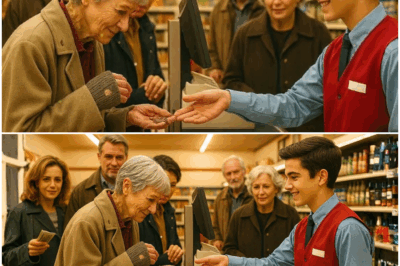 “La anciana contaba monedas con las manos temblorosas en la fila de una cafetería sin imaginar que, a pocos metros, un joven de 19 años la observaba en silencio; lo que él hizo después —un gesto inesperado, impensable y profundamente humano— dejó a todos los presentes completamente desconcertados y cambió la vida de la mujer para siempre”