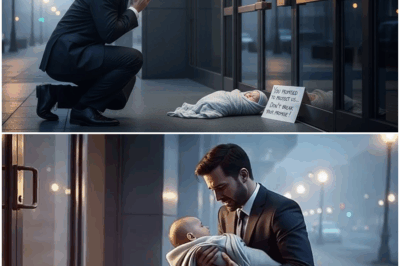 “¡ESCÁNDALO CORPORATIVO! Una mujer deja un bebé en la puerta del edificio del CEO multimillonario Leonardo Varela, acompañado de un misterioso billete que decía: ‘Tú prometiste protegernos’. La revelación hizo temblar a toda la empresa y desató una investigación interna llena de secretos, sospechas y un giro que nadie vio venir”