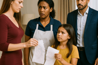 💥 “El Millonario que Descubrió a su Prometida Rasgando el Dibujo de su Hija Hecho para la Niñera — Lo que Hizo Después Conmovió al Mundo y Cambió la Vida de Todos en la Mansión” 💥