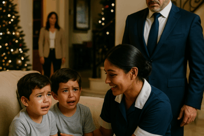 “Los gemelos del multimillonario no habían pronunciado una sola palabra en toda su vida, pese a los tratamientos, los mejores médicos y las escuelas más costosas. Todo cambió el día que una humilde empleada doméstica entró a la sala y comenzó a hablarles con ternura. Lo que ocurrió minutos después dejó al empresario en shock: sus hijos, por primera vez, dijeron algo. Pero la razón detrás de ese milagro era mucho más profunda de lo que nadie imaginaba.”