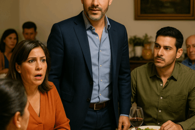 “En plena cena familiar, mi esposa anunció nuestro divorcio creyendo que así tendría la última palabra… pero jamás imaginó que yo revelaría algo aún más impactante: la compra total de su empresa. Lo que siguió —las miradas, los silencios, las revelaciones ocultas durante años— convirtió la velada en un choque explosivo de orgullo, traición y un giro empresarial que nadie vio venir.”