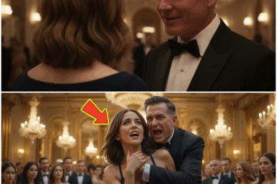 “El Matón que Osó Intimidar Brutalmente a una Mujer Sencilla en Plena Gala de Élite, Sin Saber que Su Esposo —Un Enigmático Militar de Alto Rango— Observaba desde las Sombras, Provocando una Confrontación Impensada que Detuvo la Música, Heló a los Invitados y Terminó con un Giro que Nadie se Atrevió a Contar en Público”