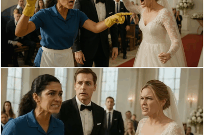 “Una humilde empleada de limpieza interrumpió la boda del año justo en el momento en que el millonario estaba a punto de decir ‘sí, acepto’. Lo que reveló frente a cientos de invitados provocó un silencio absoluto y cambió el destino de todos los presentes. En cuestión de segundos, el novio tomó una decisión que nadie pudo creer: canceló el matrimonio en el altar.”