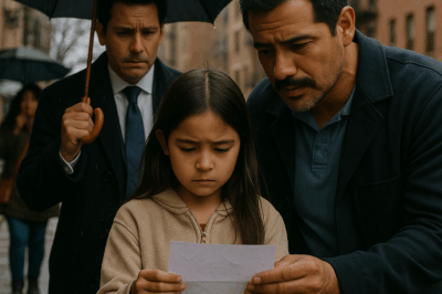 “Una niña escribió una carta para Papá Noel y la tiró al basurero sin saber que alguien la encontraría — minutos después, un empresario multimillonario la leyó y tomó una decisión que conmovió a toda la ciudad. Nadie podía creer lo que hizo después de descubrir el deseo que aquella pequeña guardaba en su corazón. Una historia de bondad, destino y un milagro que cambió dos vidas para siempre.”