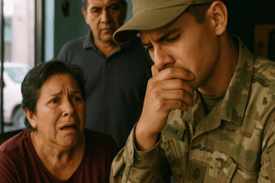 😢 “Regresó del Servicio Militar Soñando con Abrazar a su Madre… Pero Lo Que Encontró en Su Hogar Lo Dejó Sin Aliento — Una Verdad Oculta Durante Años Que Cambiaría Su Vida Para Siempre y Revelaría Un Secreto Familiar Que Nadie Estaba Preparado Para Escuchar.”