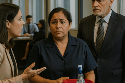 “Una trabajadora de limpieza fue despedida injustamente frente a todos — pero lo que hizo el dueño de la empresa minutos después dejó a todos sin palabras. Nadie imaginaba quién era realmente la mujer ni el gesto que cambiaría su vida. Una historia de orgullo, humildad y justicia que muestra cómo, a veces, el poder más grande no está en el dinero, sino en tener el valor de hacer lo correcto.”