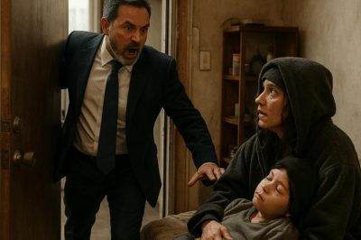 “Un poderoso empresario, harto de los inquilinos morosos, decidió romper la puerta con sus propias manos para desalojarlos. Pero al entrar, se quedó paralizado ante una escena que lo dejó sin aliento: una mujer sin hogar cuidando con ternura a un niño enfermo. Lo que descubrió después cambiaría su vida y su manera de ver el mundo para siempre…”