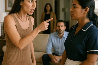 “La esposa del multimillonario era temida por todos: arrogante, cruel y acostumbrada a humillar a los empleados. Pero un día, una simple empleada doméstica se atrevió a enfrentarse a ella frente a toda la mansión. Lo que dijo no solo la dejó sin palabras, sino que también reveló una verdad que cambiaría para siempre la vida del empresario y de su familia. Una historia sobre humildad, justicia y la fuerza silenciosa de la dignidad.”