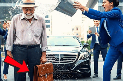 Un reconocido CEO menospreció a un anciano creyendo que era un mendigo sin importancia… pero cuando el hombre abrió su misteriosa maleta frente a todos, el ejecutivo quedó paralizado, revelando un secreto oculto que transformó la situación en un giro tan impactante que nadie en la sala volvió a ver las apariencias de la misma manera.