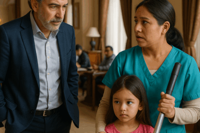 “Una madre humilde fue obligada a llevar a su hija al trabajo porque no tenía con quién dejarla. Nadie en la oficina lo aprobaba, y su jefe multimillonario parecía furioso al verla entrar con la niña. Pero lo que él hizo después dejó a todos sin palabras: un gesto inesperado que cambió el destino de ambas y demostró que, incluso en el corazón más poderoso, puede existir una compasión que vale más que el dinero.”