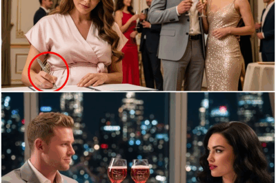 El Millonario que Brindó con Champán para su Amante Sin Saber que su Esposa Embarazada Había Firmado un Documento Secreto: Cuando Creía Tenerlo Todo Bajo Control, una Sola Carpeta Cambió su Destino y el Salón Entero Presenció el Giro Más Impactante del Año