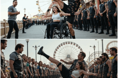 “La Joven con Movilidad Reducida que Fue Rodeada por un Grupo de Alborotadores en el Muelle de Santa Mónica: el Instante de Tensión, el Grito que Heló a los Testigos y la Aparición Sorprendente de una Ola de Motociclistas que Cambió por Completo el Rumbo del Incidente en un Giro Tan Impactante como Inesperado”