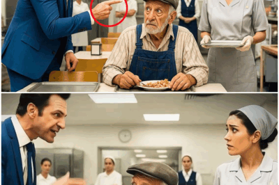 Una joven camarera fue despedida sin piedad después de ofrecer comida a un anciano que todos creían indigente… pero cuando la verdadera identidad del hombre salió a la luz y se supo que era un millonario disfrazado evaluando la humanidad de quienes lo rodeaban, la historia dio un giro tan impactante que dejó a todo el restaurante en estado de shock.