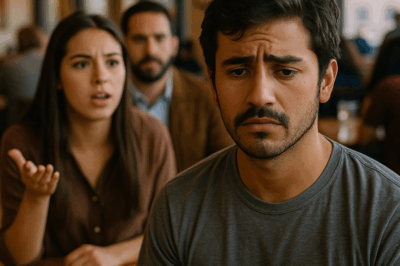 “Mi vida sería más fácil sin ti”, le dijo con frialdad en un café lleno de gente. Él solo sonrió, se levantó y se fue sin decir una palabra… hasta que, semanas después, la verdad salió a la luz: aquel hombre humilde no era quien todos creían, sino el heredero secreto de una fortuna que cambiaría para siempre la vida de quienes lo despreciaron.