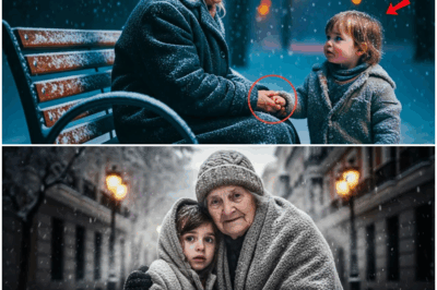 “El Niño que Vio a una Anciana Tiritando en la Parada del Autobús en Plena Ola de Frío: el Recuerdo Doloroso que lo Impulsó a No Abandonarla Como Él Mismo Fue Dejando un Día, la Decisión que Tomó en Segundos y la Sorpresiva Revelación que Surgió Después y Conmovió a Todo el Barrio”