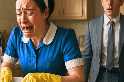 Un millonario regresó inesperadamente a su mansión y encontró a la limpiadora llorando en silencio… pero al descubrir la verdadera razón detrás de sus lágrimas, un secreto oculto durante años salió a la luz, provocando un giro tan impactante y lleno de tensión que todos los que trabajaban allí quedaron completamente en shock.