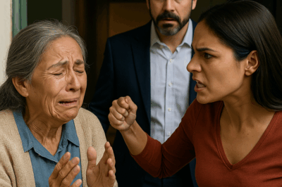 “Una anciana lloró y suplicó: ‘¡Por favor, no me golpees más!’, sin imaginar que su hijo, un poderoso empresario, regresaría en ese mismo momento. Lo que hizo al ver lo que su esposa estaba haciendo con su madre dejó a toda la familia y a los vecinos en shock. Una historia que revela la verdad detrás de las apariencias y el valor del amor filial.”