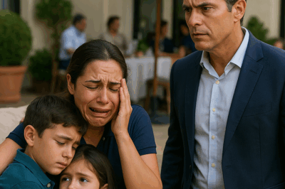 “Millonario descubre a su empleada llorando desconsoladamente junto a sus hijos… pero el motivo detrás de esas lágrimas cambia su vida, su fortuna y el destino de todos los que presenciaron aquella escena en su mansión”