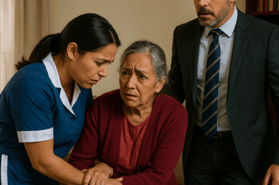 “Un poderoso empresario llegó a su mansión y encontró a su madre con demencia siendo protegida por la empleada doméstica… lo que descubrió segundos después lo dejó sin palabras. Una verdad oculta durante años, un acto de lealtad y un secreto familiar que cambiaría para siempre su manera de ver la vida. Nadie imaginó lo que realmente estaba pasando detrás de esas puertas.”