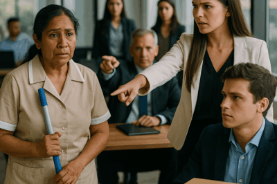 “Iban a despedir a la humilde trabajadora del millón de sonrisas, pero la hija del millonario detuvo todo con una sola frase: ‘El culpable no es ella’. Lo que reveló después cambió el destino de toda la familia y expuso un secreto que los poderosos intentaron ocultar durante años — una historia real que demuestra que la verdad siempre encuentra su camino.”