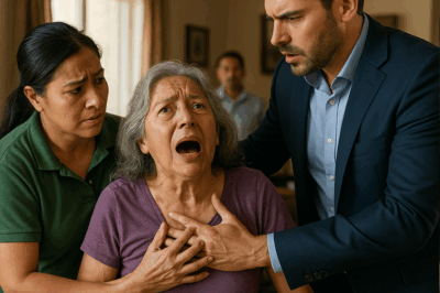 “‘¡No puedo respirar!’, gritó desesperada la madre del empresario más poderoso de la ciudad. Lo que sucedió segundos después, cuando su hijo entró en la habitación, dejó a todos paralizados: un acto inesperado de amor, redención y una verdad oculta que cambiaría para siempre la historia de la familia más influyente del país…”