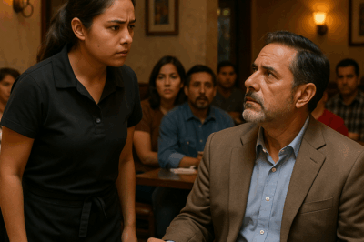 “Durante meses, todo el restaurante vivió en silencio absoluto cada vez que el millonario cruzaba la puerta… pero una simple mesera, con una valentía que nadie esperaba, lo enfrentó delante de todos y logró algo que ningún empleado, gerente ni cliente había conseguido jamás, dejando al hombre más temido del lugar completamente avergonzado y revelando una verdad que sacudió el ambiente.”