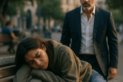 “Expulsada de su casa tras una traición injusta, una joven pasó noches enteras durmiendo en una plaza… hasta que un millonario la vio y decidió intervenir. Lo que comenzó como un simple acto de compasión se convirtió en una historia increíble de segundas oportunidades, perdón y éxito que dejó a todos sin palabras. Nadie imaginó que aquella joven, olvidada por todos, cambiaría la vida del empresario y la suya para siempre.”