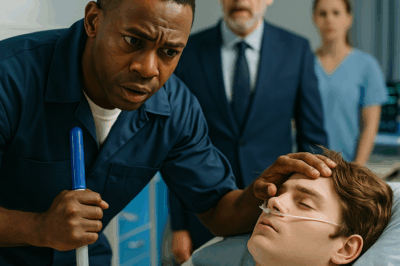 💥UN CONSERJE PADRE SOLTERO DETECTÓ LO QUE LOS MÉDICOS NO VIERON… Y SALVÓ AL HIJO DEL BILLONARIO 😱🔥