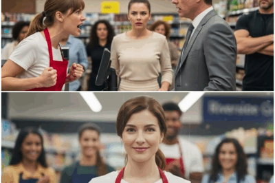 “¡Detente ya! —gritó la cajera mientras todos observaban—. ‘¡No vuelvas a hablarme así!’. En cuestión de segundos, su furia silenciosa destruyó la arrogancia del millonario Lorenzo Belmonte, quien había entrado al supermercado creyéndose intocable. Pero lo que ocurrió después —la revelación que ella hizo, la reacción inesperada del público y un giro que dejó a todos sin palabras— cambió por completo la imagen del poderoso empresario.”