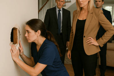 “Una empleada doméstica descubrió una pared recién sellada en la mansión donde trabajaba. Al escuchar un débil ruido detrás, rompió el yeso y lo que encontró dejó a todos paralizados: el hijo del millonario estaba encerrado ahí… y la responsable era su propia madrastra.”