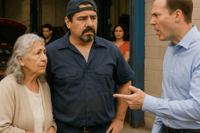 “Lo despidieron por ayudar gratis a una anciana con su auto viejo, pero lo que descubrió después dejó a todos sin aliento: la mujer que todos creían pobre era en realidad la propietaria de la compañía que lo echó — y lo que hizo al día siguiente cambió su destino para siempre. Una historia real que demuestra que los actos de bondad pueden dar la vuelta más inesperada de la vida.”