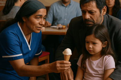 “Un empresario perdió toda su fortuna en cuestión de días. Nadie quiso acercarse a él, ni siquiera sus amigos… excepto una humilde limpiadora que, al ver a su pequeña hija llorar de hambre, hizo algo que conmovió a todos. Lo que sucedió después reveló una lección de vida que el dinero nunca podría comprar.”