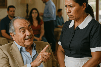 “El millonario que prometió regalar su mansión a quien fuera más inteligente que él jamás imaginó que la respuesta que recibiría no vendría de un socio, ni de un académico, sino de la mujer que limpiaba sus pisos cada mañana: una frase tan desconcertante, tan aguda y tan inesperada que hizo temblar a todos los presentes.”