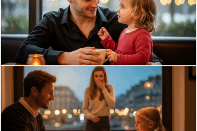 “Estaba solo en una cita a ciegas que parecía destinada al fracaso, hasta que una niña desconocida se acercó a su mesa, lo miró fijamente y le susurró algo que cambió por completo el rumbo de la noche; lo que ocurrió después reveló una verdad sorprendente y un giro emocional que nadie en el restaurante vio venir.”