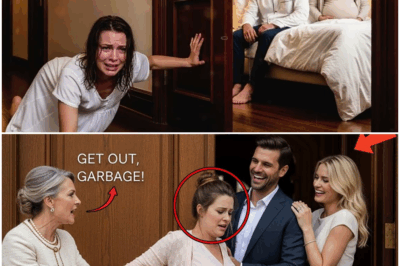 La familia multimillonaria que expulsó sin piedad a la esposa embarazada, dejándola sola en pleno trabajo de parto frente a su mansión, jamás imaginó que aquella mujer vulnerable regresaría horas después con una verdad devastadora, una decisión imparable y un giro brutal que destruiría máscaras, fortunas y secretos que habían mantenido enterrados durante años sin que nadie pudiera detenerla ni anticipar la magnitud de su venganza final reveladora.