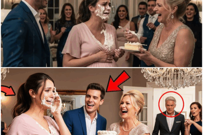 “Él humilló públicamente a su esposa embarazada en la fastuosa fiesta de cumpleaños de su madre, frente a decenas de invitados que no supieron cómo reaccionar… pero cuando llegó el padre de ella —un hombre silencioso, poderoso y desconocido para muchos— todo cambió. Lo que reveló, y la reacción del esposo al descubrir la verdad, convirtió la celebración en un escándalo que nadie olvidará jamás.”