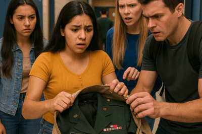“Le vaciaron la mochila para burlarse de ella, pero todos se quedaron helados al encontrar dentro el uniforme de un general — la historia de una joven humilde que fue humillada por sus compañeros y terminó sorprendiendo a toda la escuela cuando se reveló quién era su padre. Lo que pasó después dejó sin palabras a profesores, estudiantes y directivos, y dio una lección inolvidable sobre respeto, humildad y orgullo familiar.”
