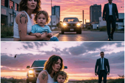 “Una madre soltera apareció en la calle con su bebé en brazos después de ser expulsada injustamente, intentando ocultar el dolor; nadie quiso ayudarla hasta que un millonario se acercó, se quitó el saco sin dudarlo y pronunció unas palabras que dejaron a todos paralizados, cambiando el destino de la mujer y revelando una verdad inesperada.”