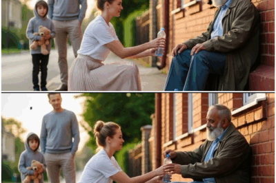 “El Director General, Padre Soltero y Conocido por Su Disciplina Implacable, Creyó que Su Empleada Había Llegado Tarde Sin Justificación… Hasta que Miró por la Ventana del Restaurante y Descubrió la Escena Más Inesperada: Ella Ayudando a un Hombre sin Hogar, Revelando un Secreto Capaz de Cambiar su Vida, la Empresa y Todo lo que Él Creía Saber Sobre el Mundo.”