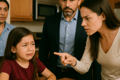“Una madrastra cruel negó la comida a la hija del millonario, humillándola frente a la mesa vacía. Pero cuando el padre regresó inesperadamente y vio lo que ocurría, todo cambió. Lo que hizo después dejó a todos sin palabras y reveló una verdad que transformó para siempre la vida de esa familia aparentemente perfecta…”