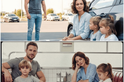 “Su cita a ciegas lo canceló en el último minuto… pero cuando decidió marcharse, la encontró llorando en el estacionamiento, rodeada de sus hijos y atrapada en una situación tan inesperada y conmovedora que transformó por completo la historia y reveló un secreto que nadie imaginaba”