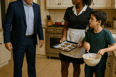 😱 “El Millonario Regresó a Casa y Se Quedó Paralizado al Ver a Su Único Hijo en la Cocina con la Nueva Empleada Doméstica — Lo Que Descubrió Después No Solo Cambió Su Familia, Sino Que Reveló Un Secreto Que Había Permanecido Oculto Durante Años.”