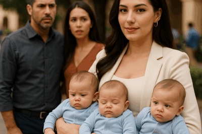 “Me obligó al divorcio por irse con otra mujer, creyó que nunca volvería a levantarme… pero jamás imaginó que regresaría convertida en heredera, dueña de una fortuna inesperada y madre de trillizos que cambiaron mi destino para siempre. Cuando aparecí nuevamente en su vida, su expresión reveló el impacto de una verdad que jamás pudo evitar.”